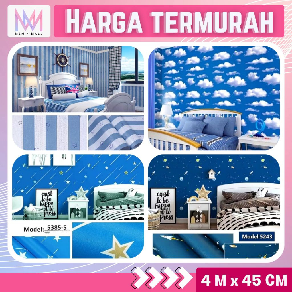 Wallpaper Dinding Karakter Anak Wallpaper Dinding Doraemon Wallpaper Dinding Kamar Anak Cowok Wallpa