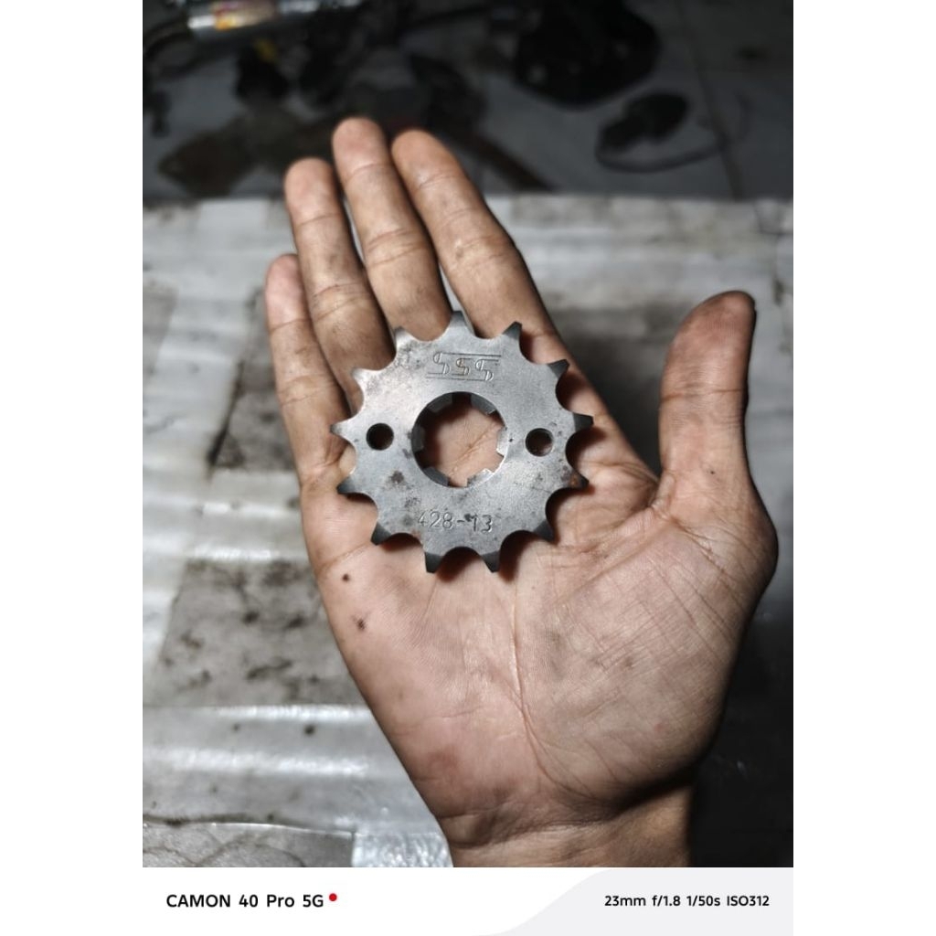 gear depan triple s 428 ukuran 13T Rx king RXZ Jupiter z mx scorpio