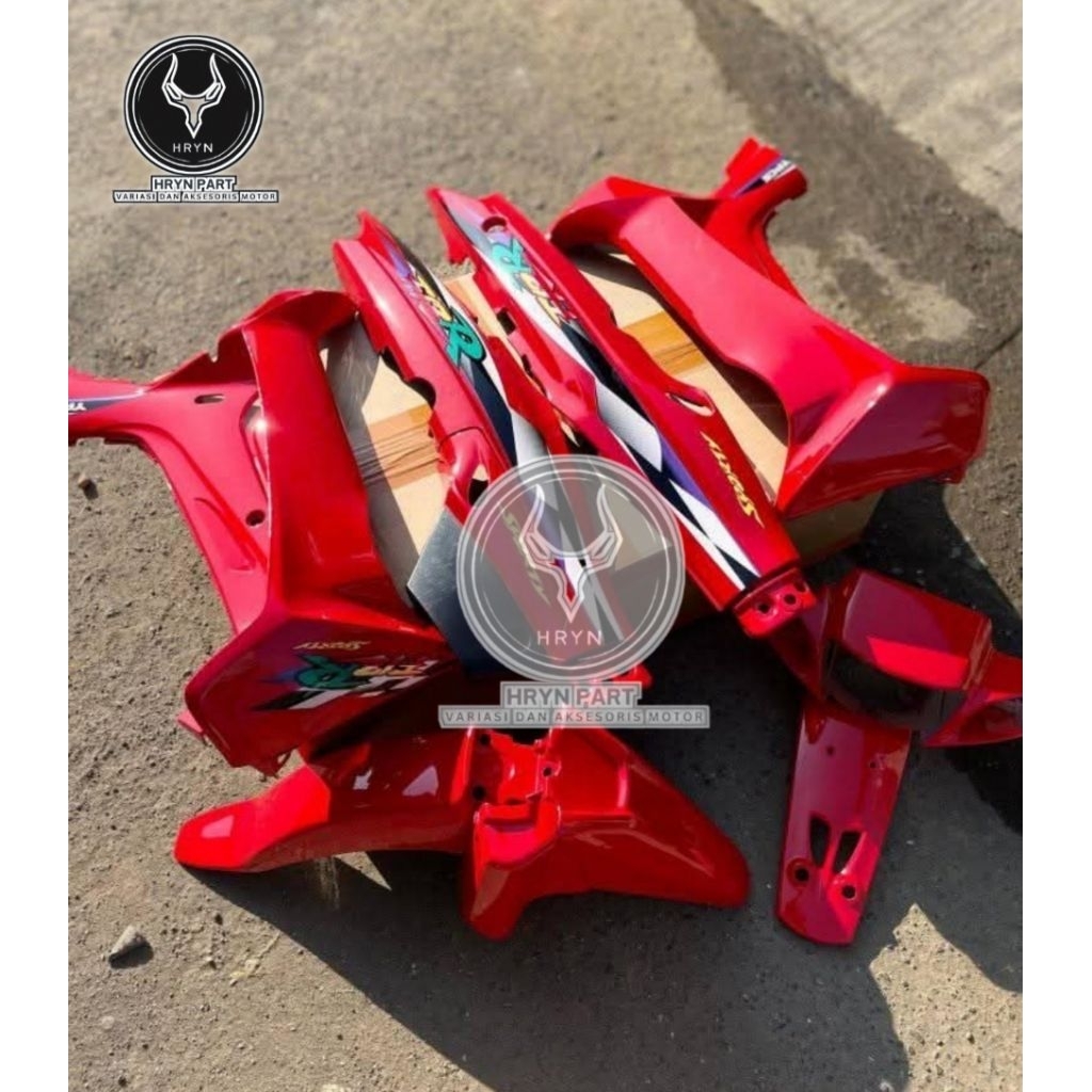 bodi set fizr merah - bodi fullset fizr merah - bodi set fizr premium high quality - fullset fizr