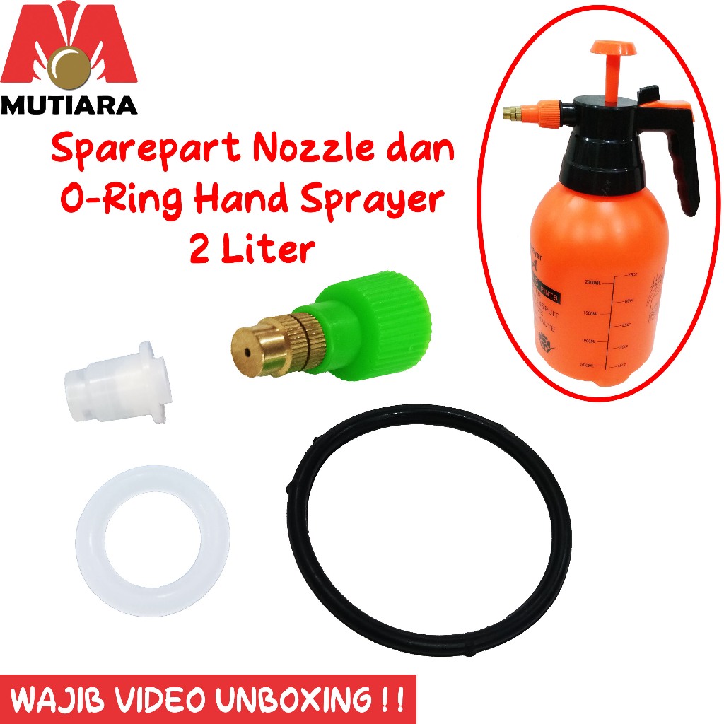 O Ring Seal Karet Nozzle Sparepart Hand Sprayer Semprot Tangan 2 Liter (Sesuai dengan jenis pompa ya