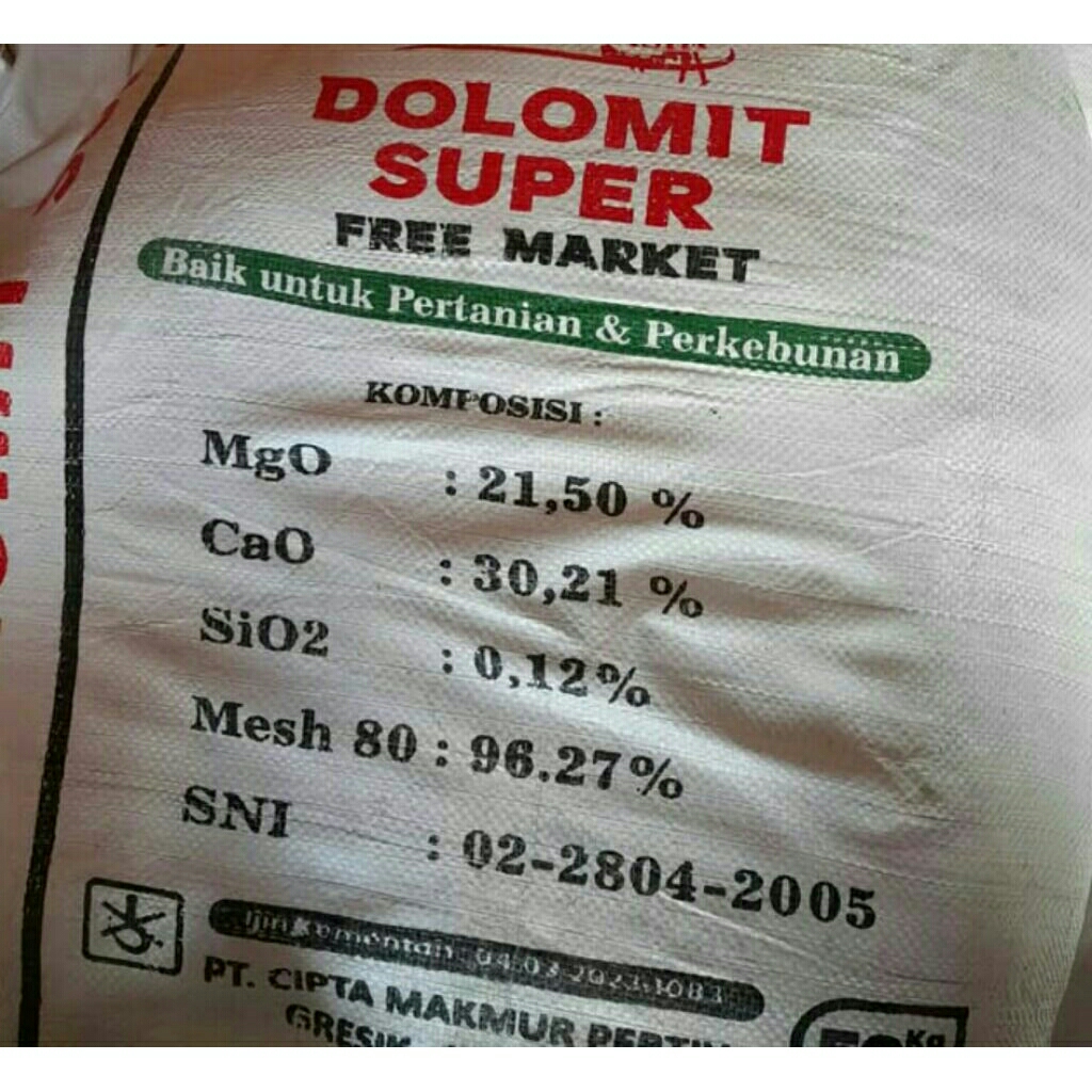 Dolomit kapur pertanian