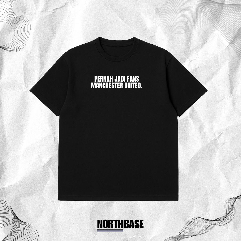 Kaos fans MU (Hitam)