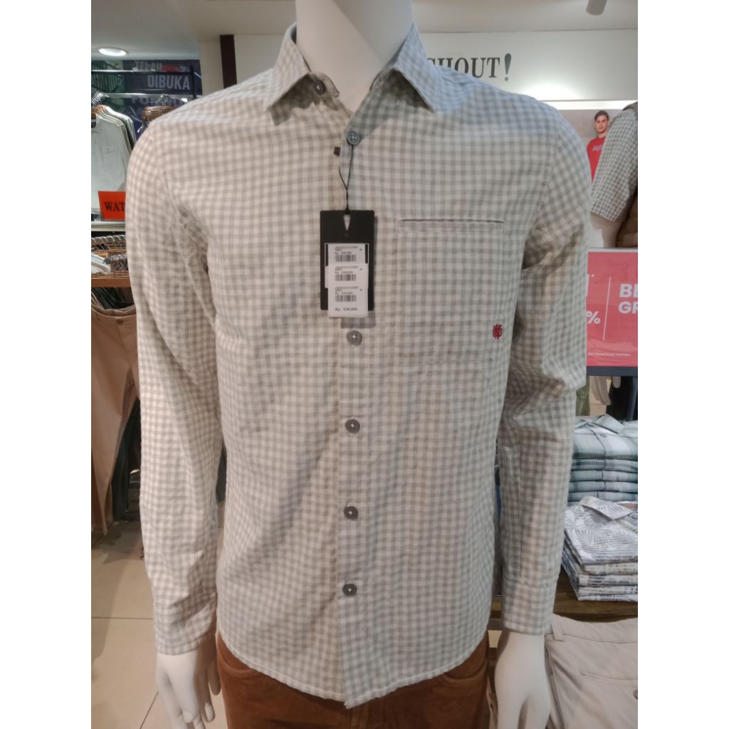 WATCHOUT Kemeja Panjang Kotak-kotak JS303210123