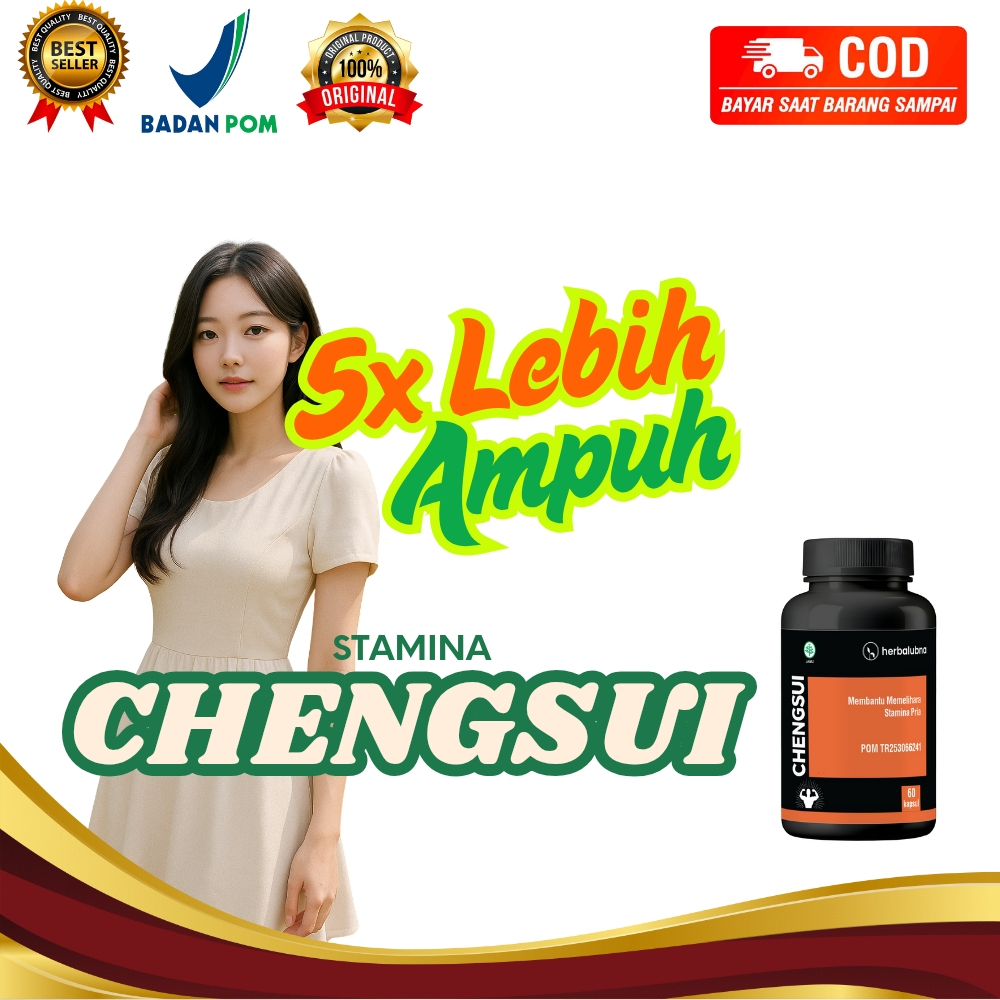 Chengsui Herbalubna Suplemen Herbal Pria Kuat & Bertenaga