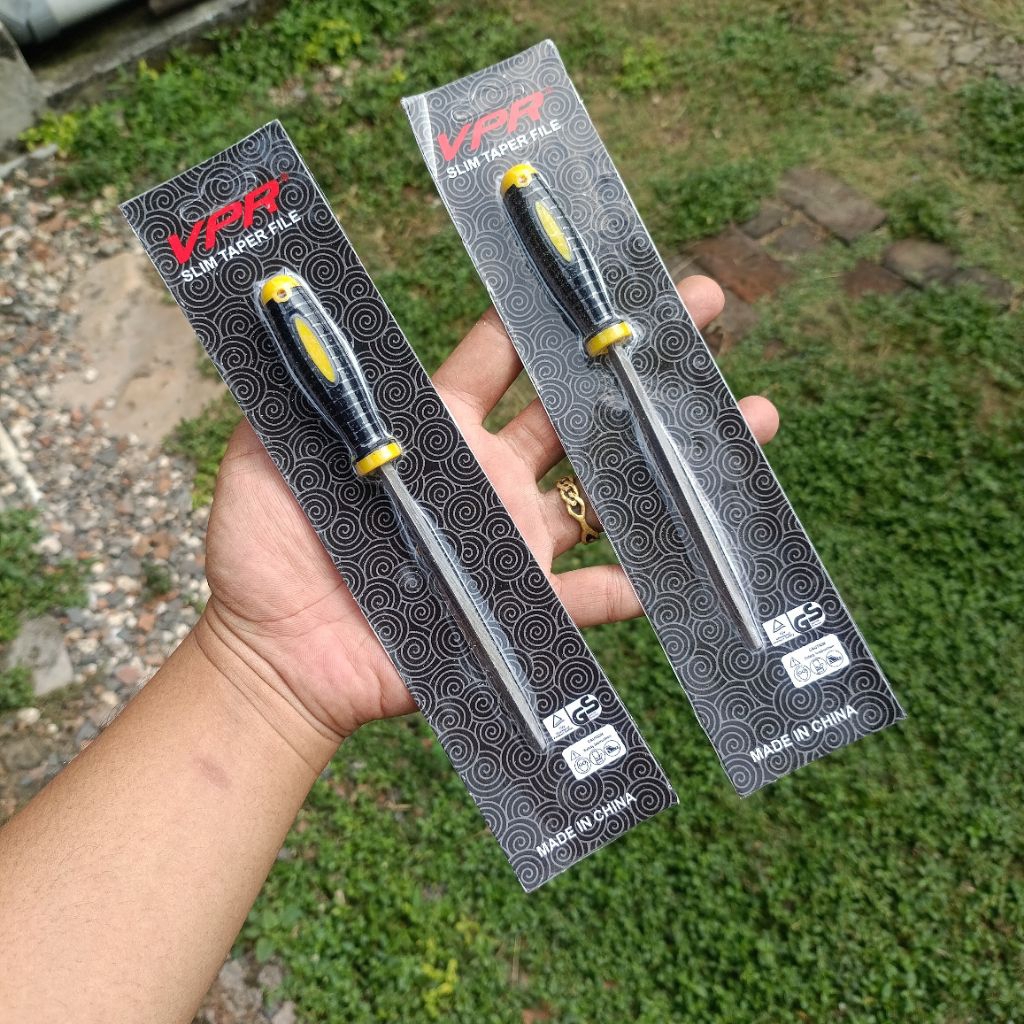 Kikir Gergaji VPR slim taper file kikir segitiga gergaji Alat Kikir Gergaji Pengikir asah gigi gerga