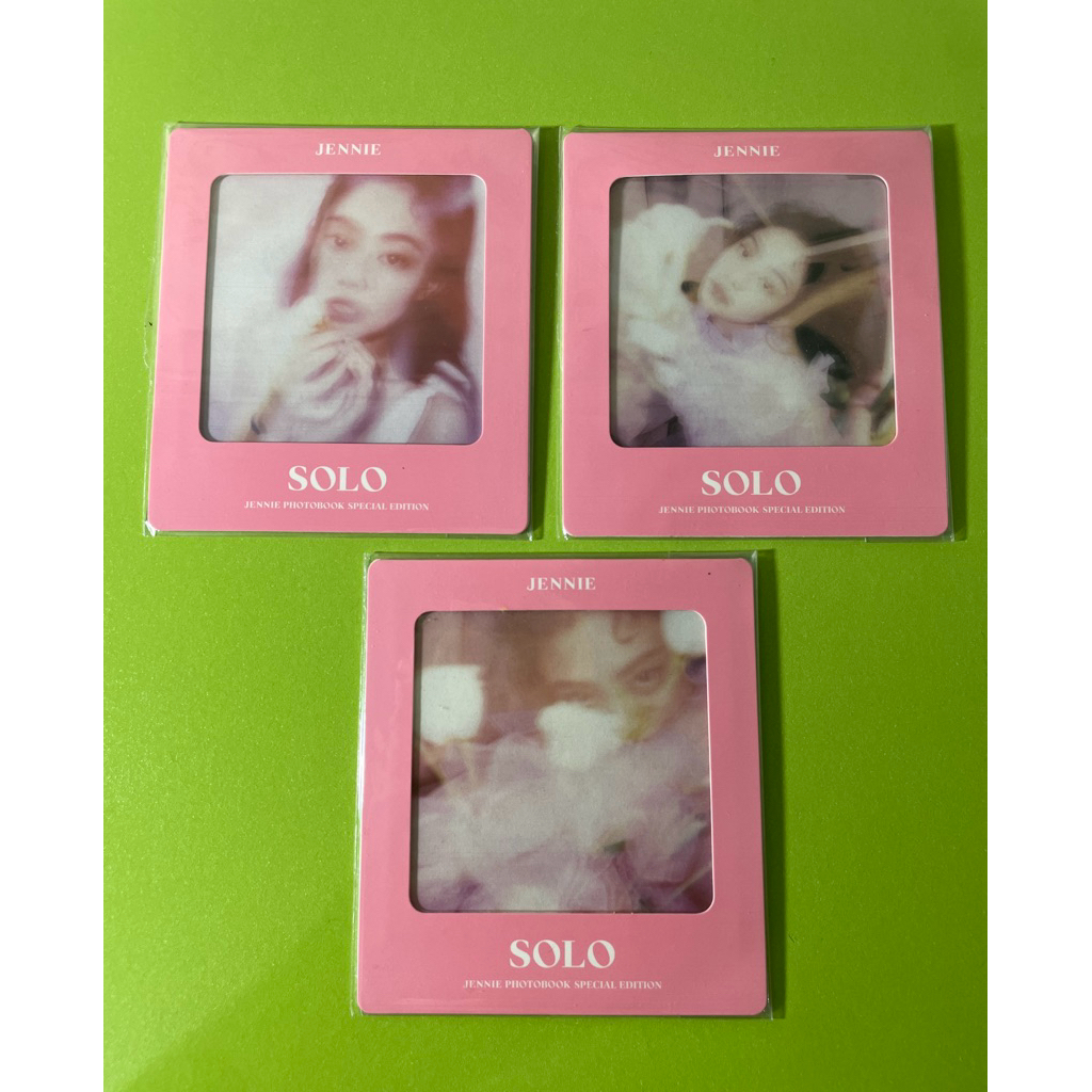 official photocard pc jennie blackpink solo special edition