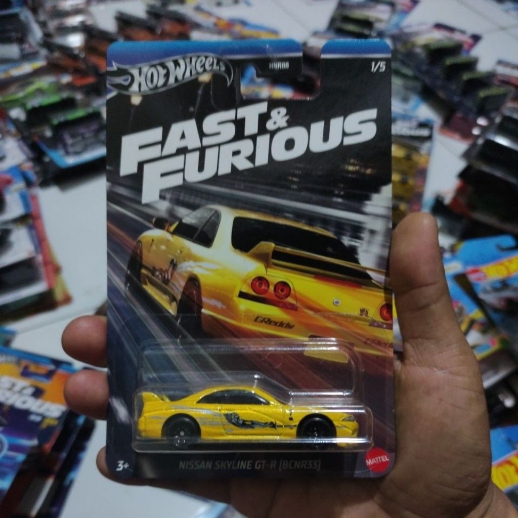 Hot wheels fast&furious nissan skyline gt-r (BCNR33)