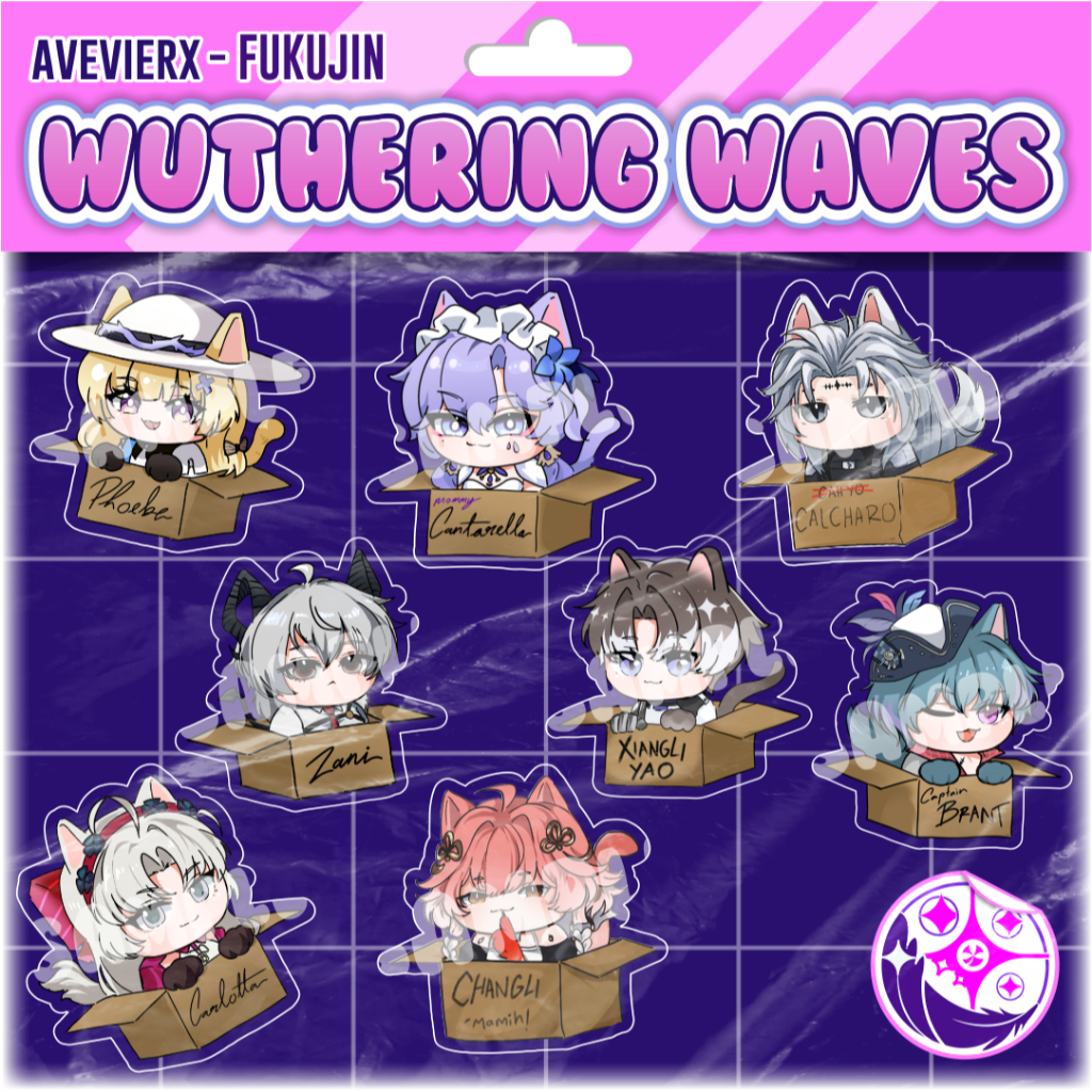 Wuthering Waves Keychain & Sticker [ FANMERCH ]