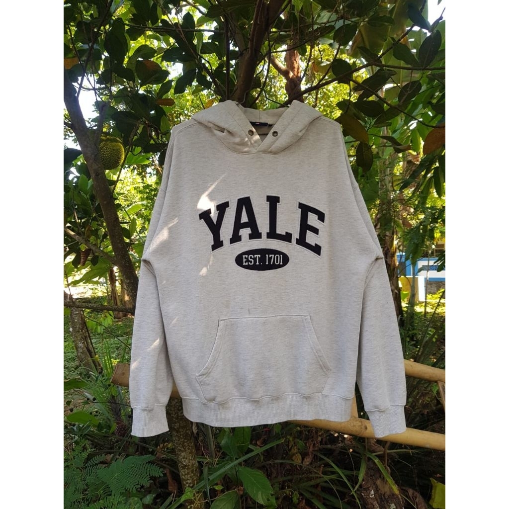 yale hoodie bordir