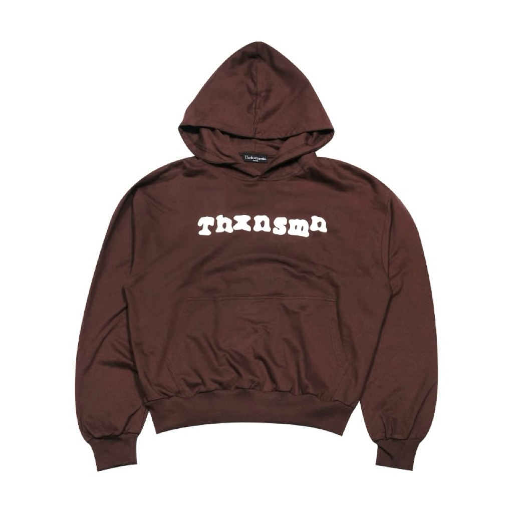 Thankinsomnia boxy hoodie savirra brown