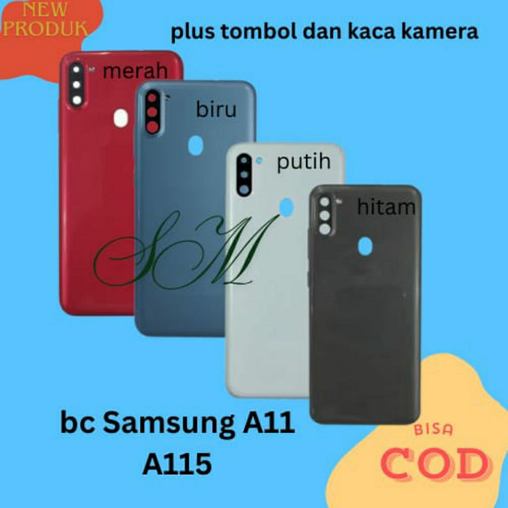 Backdor Backcover Samsung A11 A115  Tutup Belakang Casing Belakang