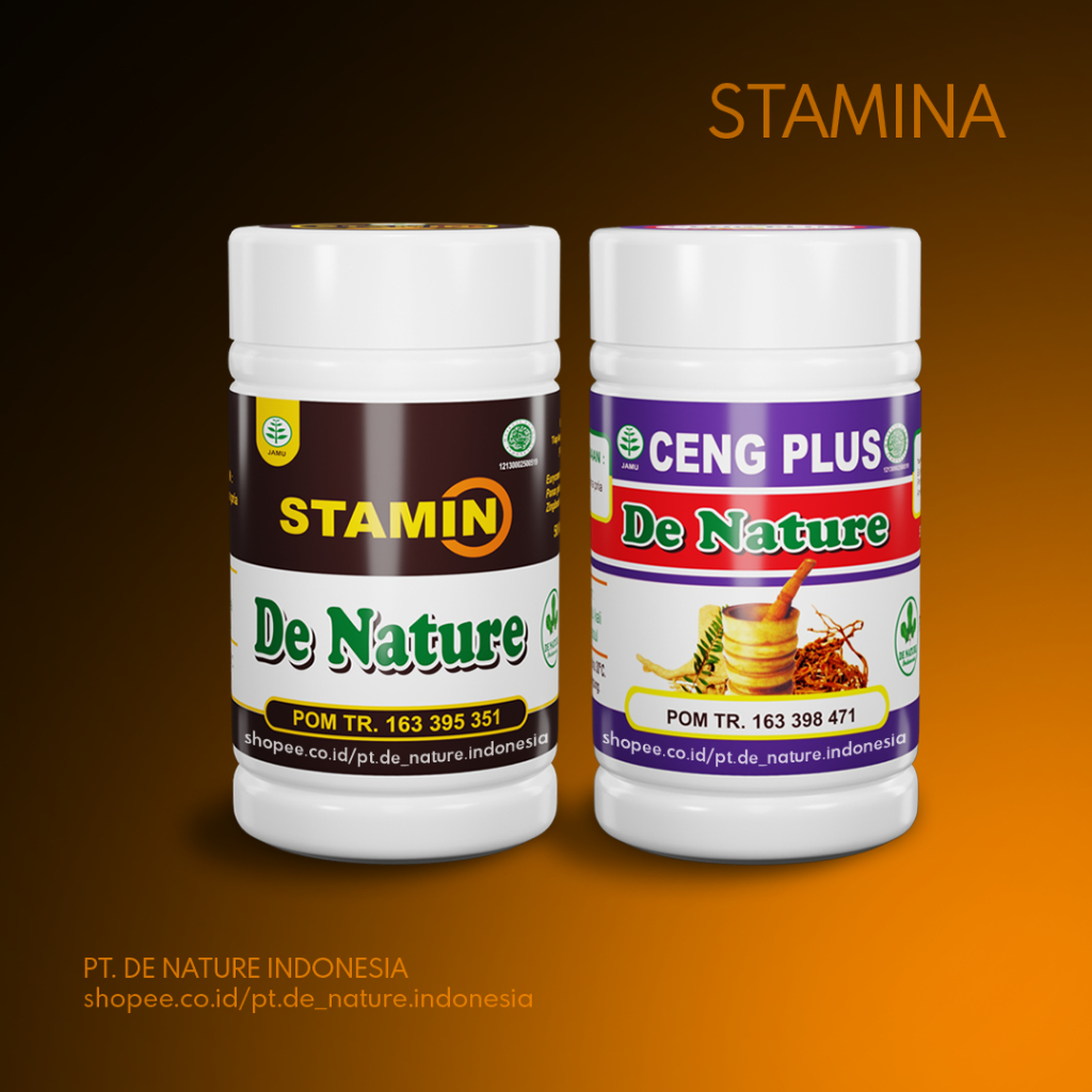 STAMIN + CENG PLUS Obat Herbal DE NATURE