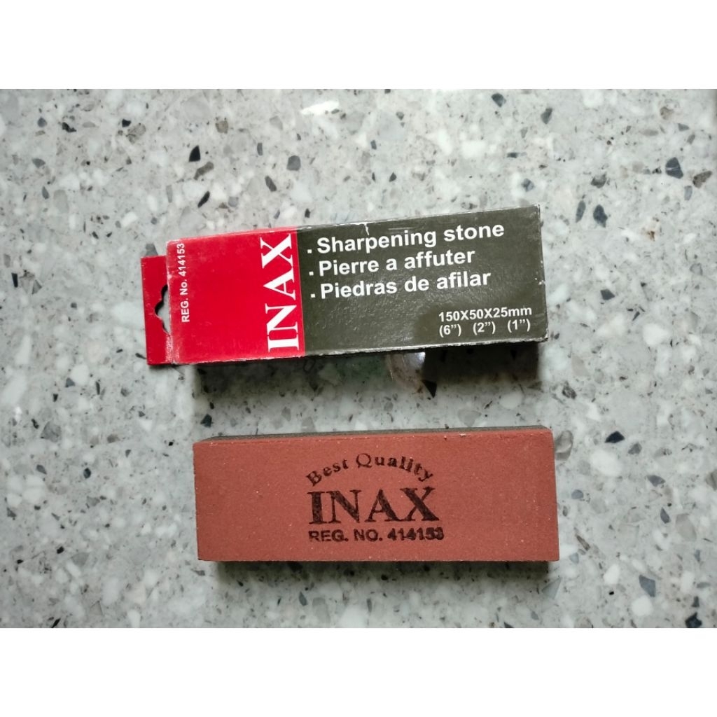 INAX / Batu asah ukuran 6 / Batu Gosok pengasah pisau - UNGKAL