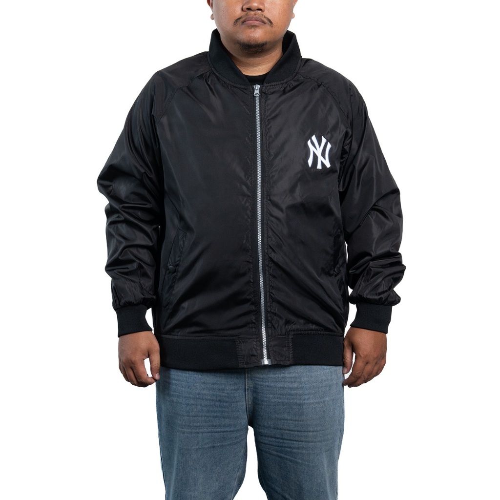 Jaket Bomber MLB Basic Padded Mega Logo Bomber Jacket Black