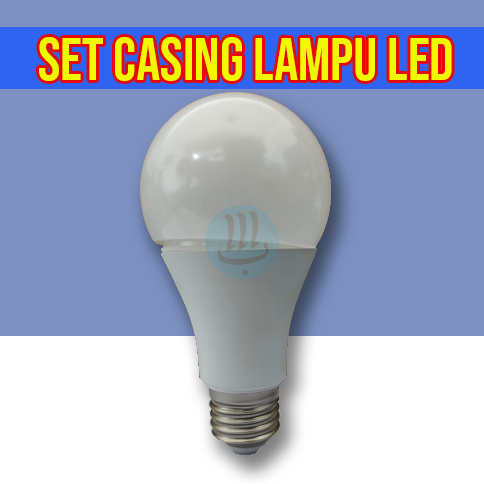 [SET] Casing Lampu LED 15 Watt / Housing LED Bulb 15W Bahan Aluminium Alloy Berkualitas