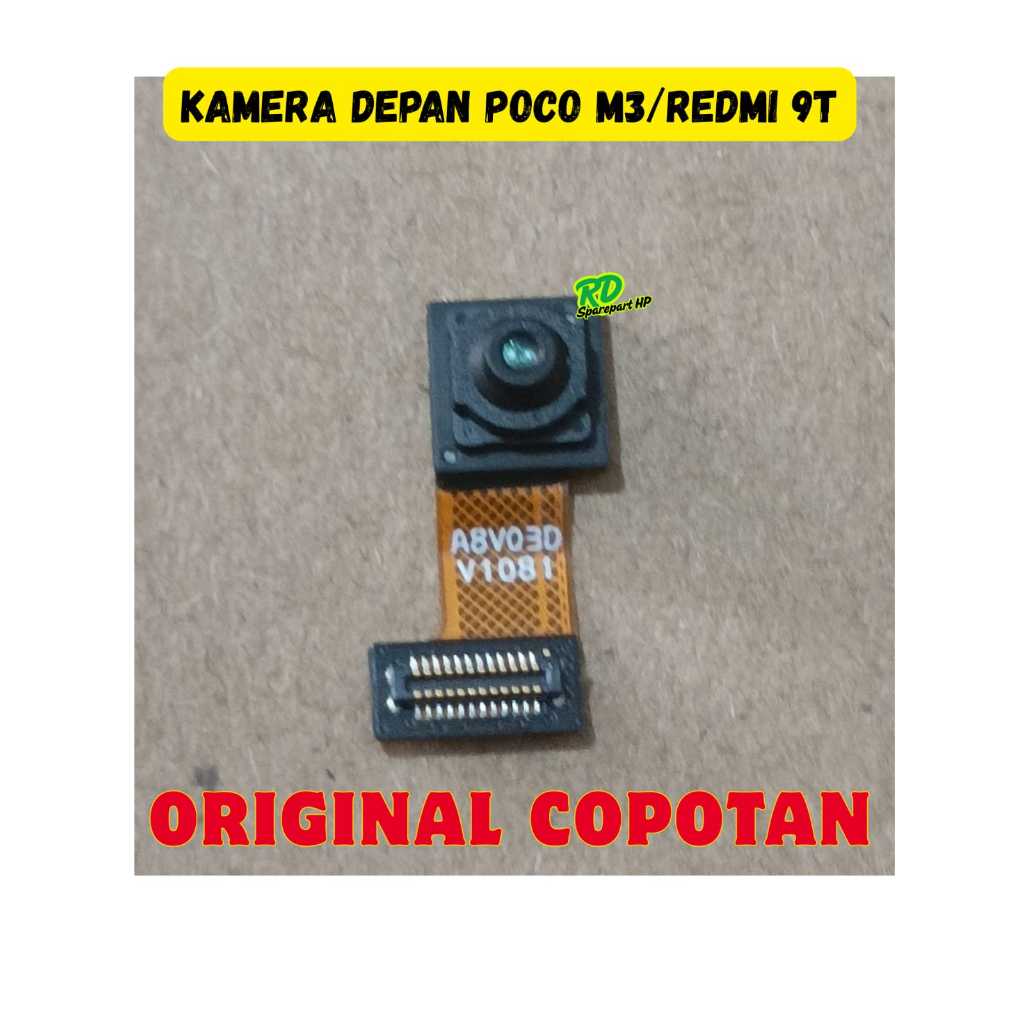 KAMERA DEPAN POCO M3/REDMI 9T COPOTAN BAWAAN HP ORI