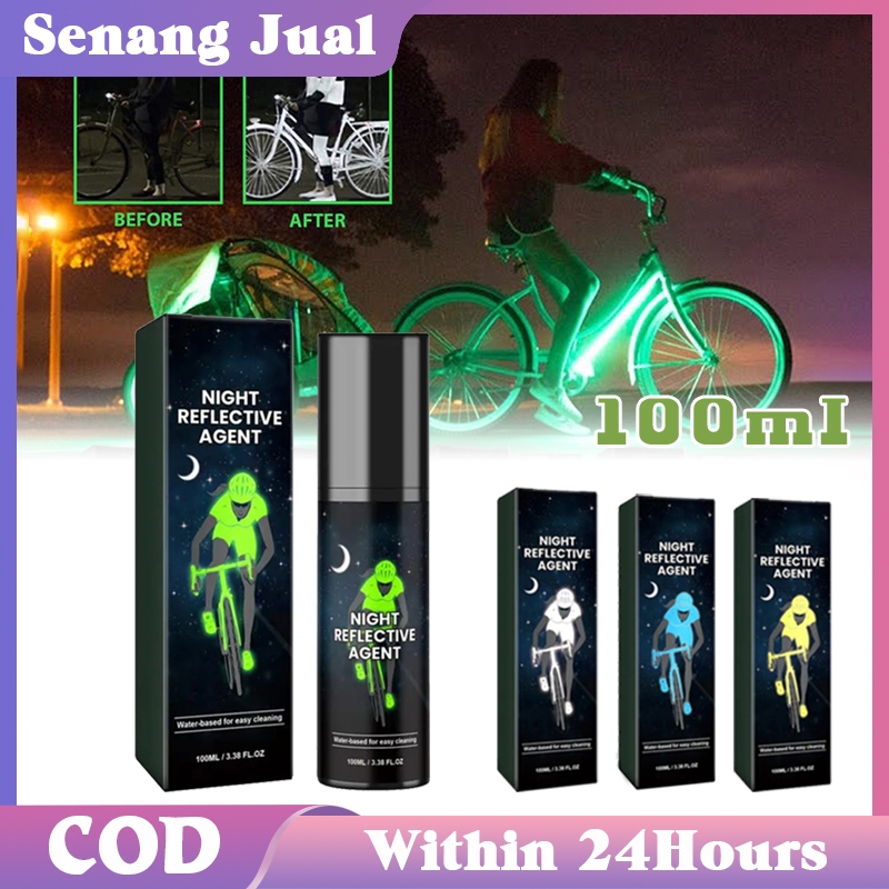 100ml Cat Semprot Otomotif Reflektif Cat Spray Fosfor Glow In The Dark Cat Semprot Body Motor