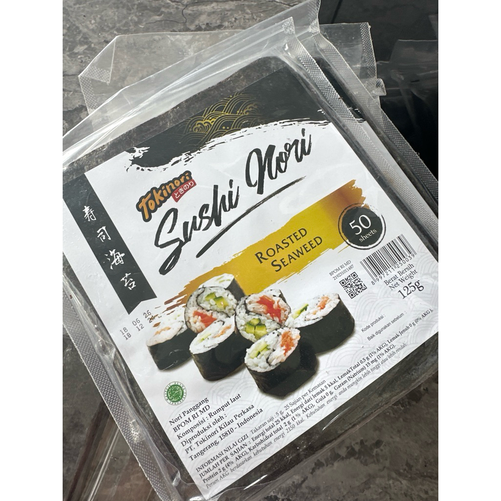 

Nori sushi 50 lembar