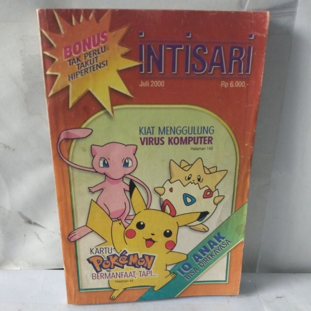 Majalah bekas intisari juli 2000 no 444