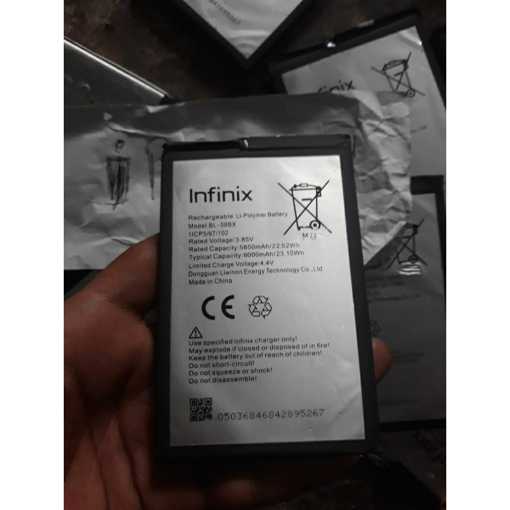 Baterai Infinix Second Minus Baca Diskripsi Hot 9 Play 10s 10 Play BL-58BX