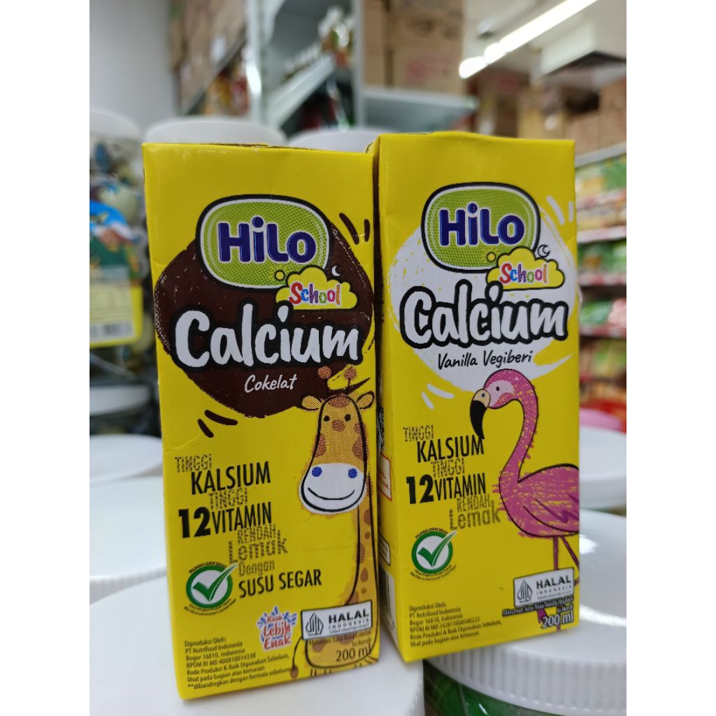 Hilo school Coklat UHT 200ml