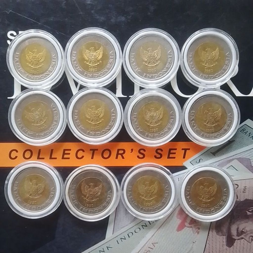 KOIN 1000 RUPIAH TAHUN LANGKA 1997 SUDAH PAKE KAPSUL PELINDUNG