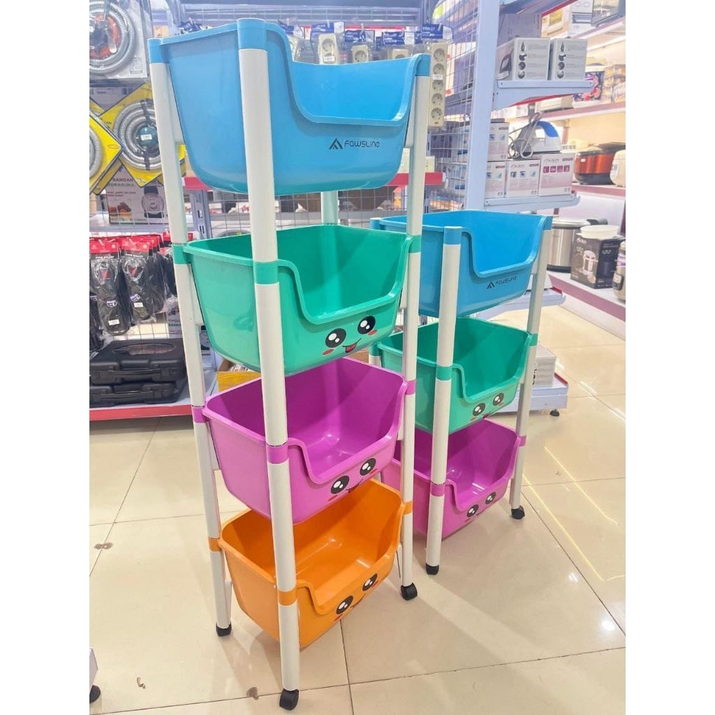 FAWSLINE RAK GEMES SERBAGUNA, RAK RAINBOW RAK SUSUN SERBAGUNA