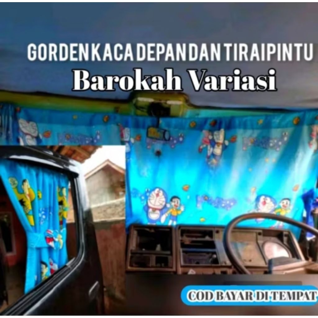 gorden mobil kaca samping 1set gorden mobil kaca depan / Gorden penutup kaca depan mobil / Gorden pi