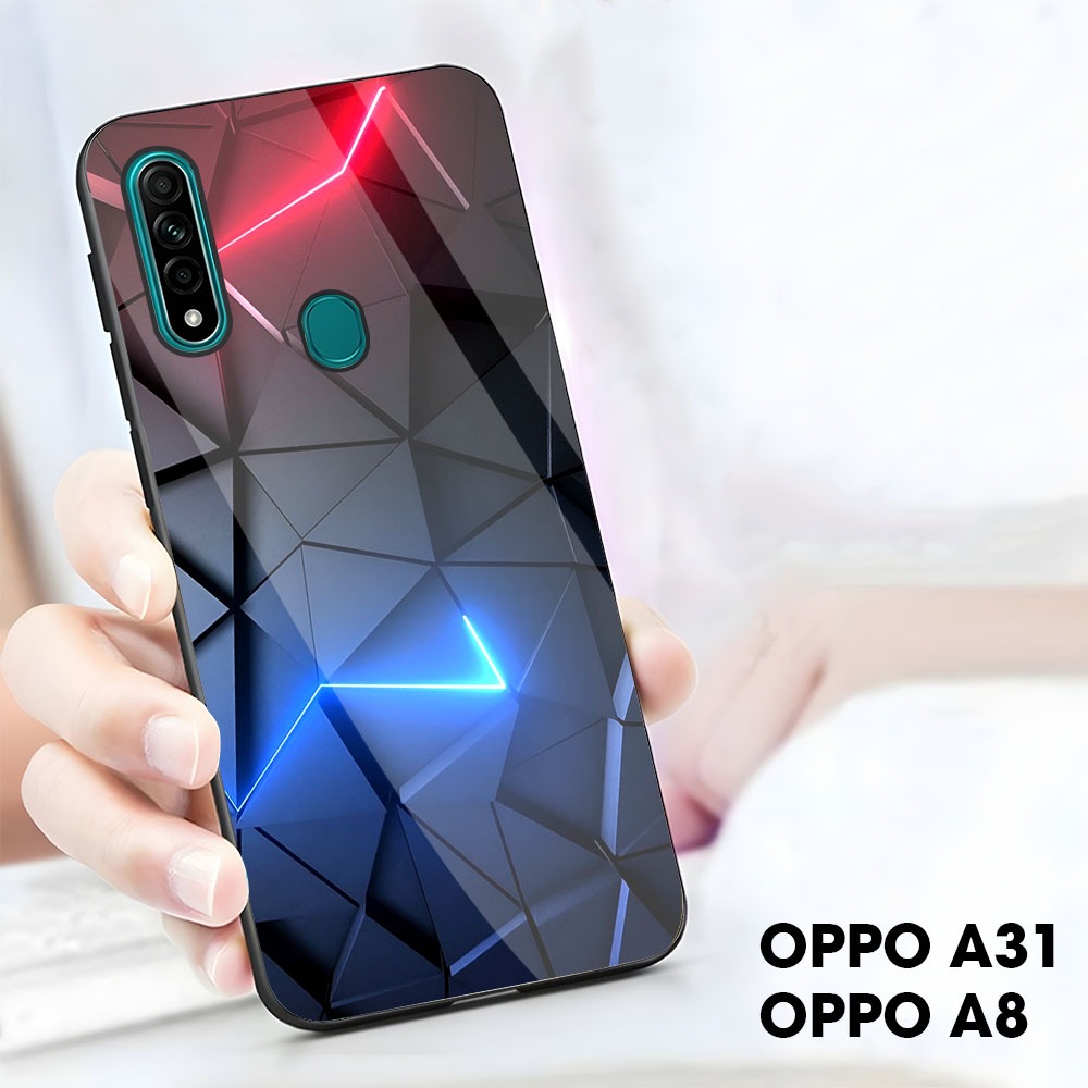 Case Oppo A31 A8 Casing Oppo A31 A8 [Abstrak M05] Case Glossy Case Aesthetic Custom Case Anime Case 