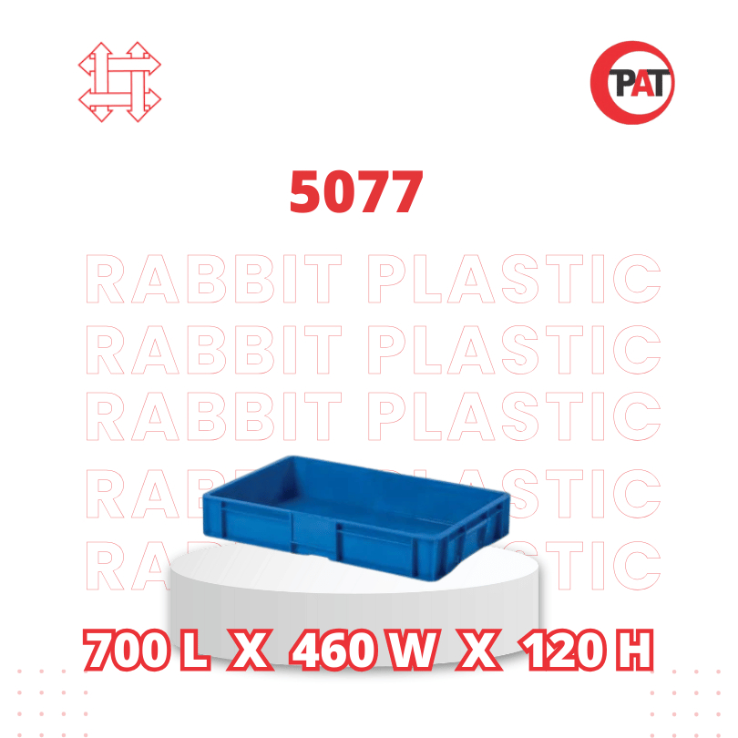 Rabbit Container Plastik Rapat 5077