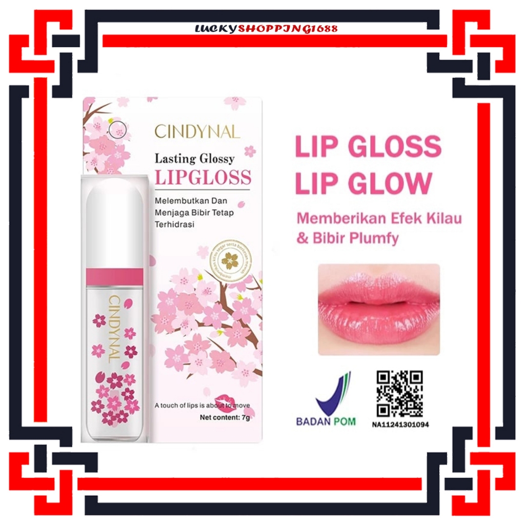 LS BPOM Lip Gloss Change Color Warna Ringan Dibibir Lipstik Bening Lip Glow Melembabkan Bibir