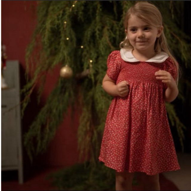 preloved smocked dress anak 2yo.