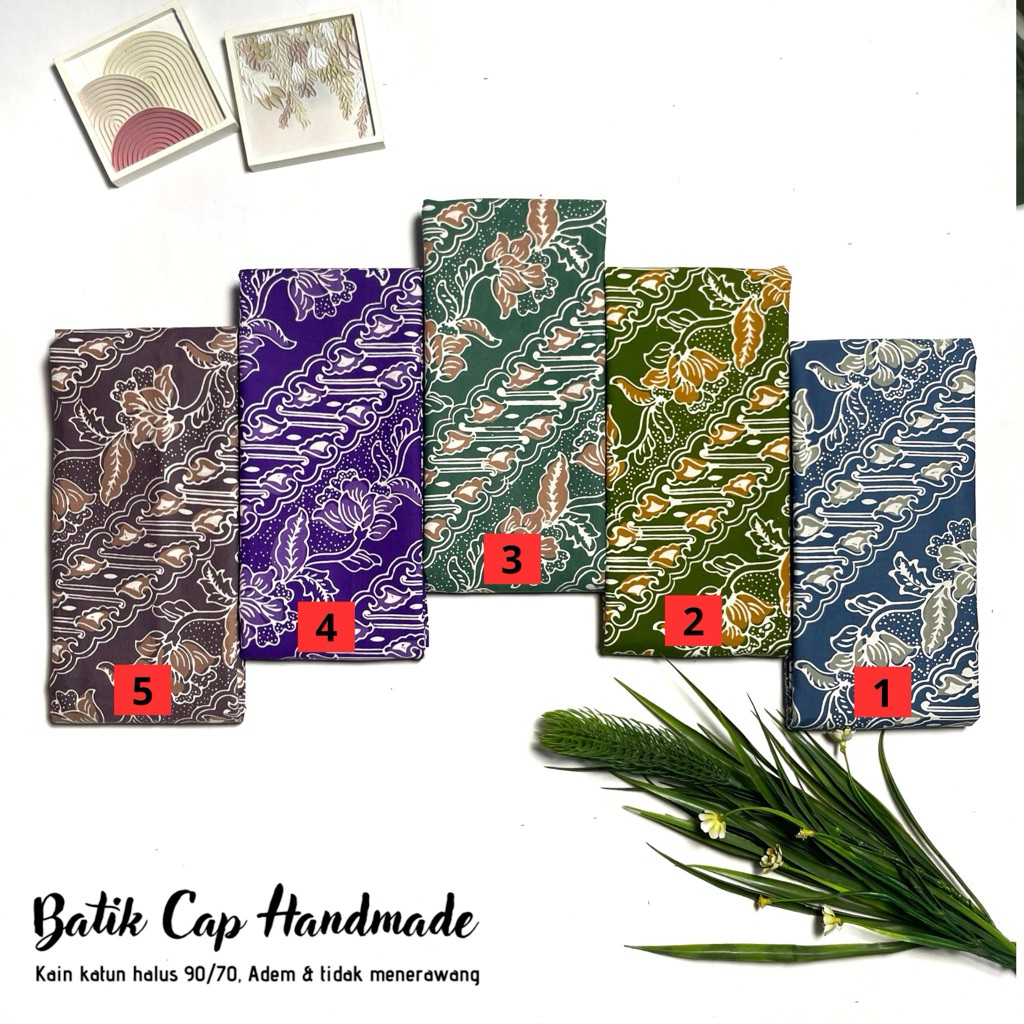 AKSARA - KAIN BATIK CAP KATUN HALUS PEKALONGAN KAIN BATIK SERAGAMAN