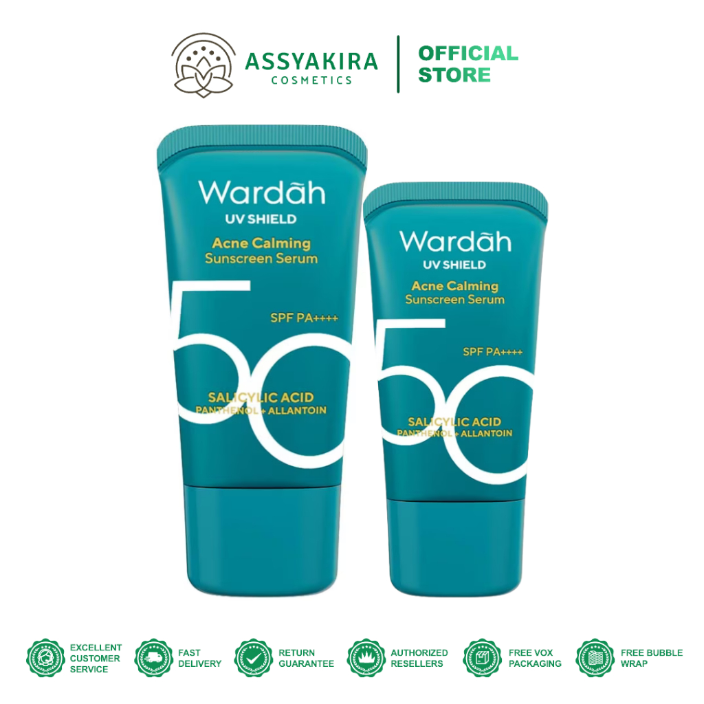 Wardah UV Shield Acne Calming Sunscreen Serum SPF 50 PA++++