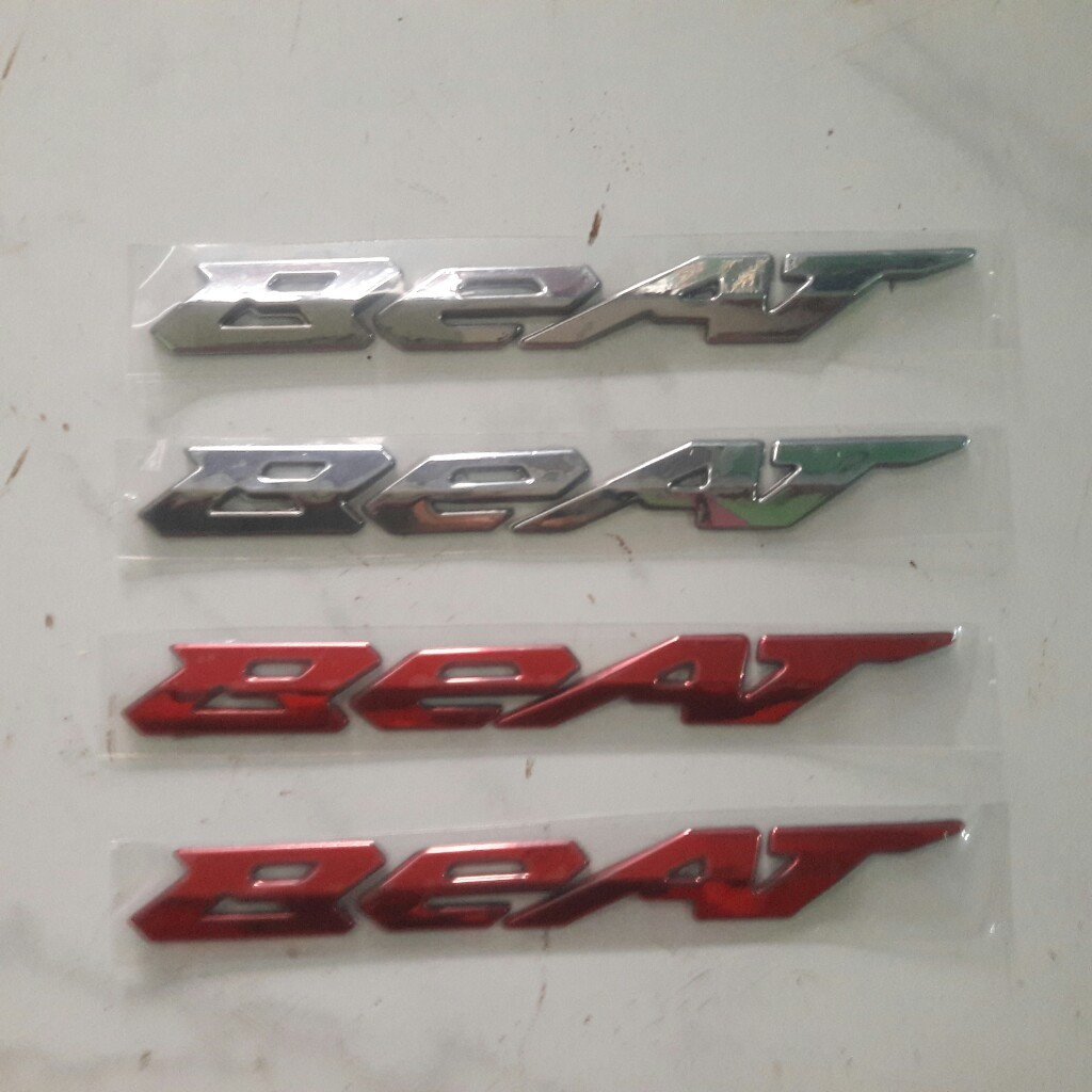 stiker striping body motor honda beat deluxe stiker timbul emblem