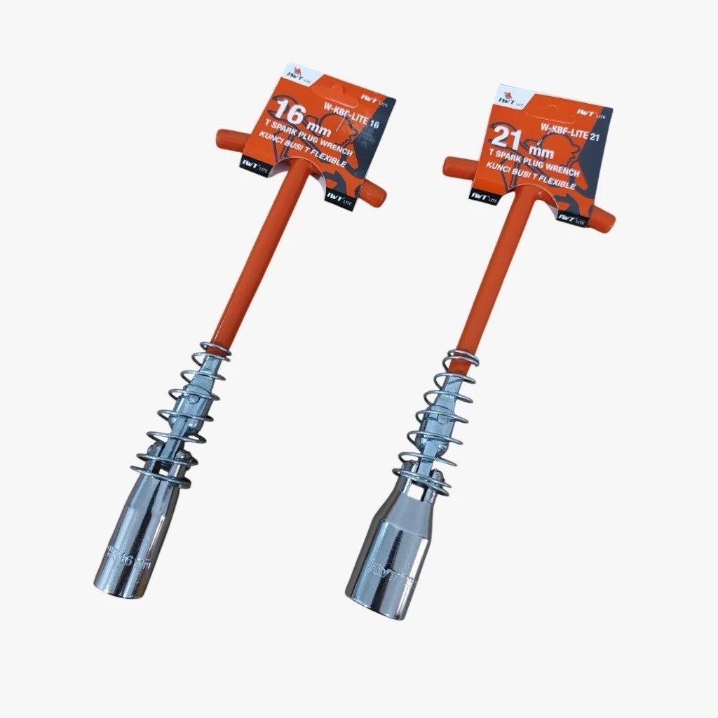 IWT LITE Spark Plug 16 & 21 mm - Kunci Busi T Fleksibel Flexible Wrench Set Sok Busi/IWT LITE