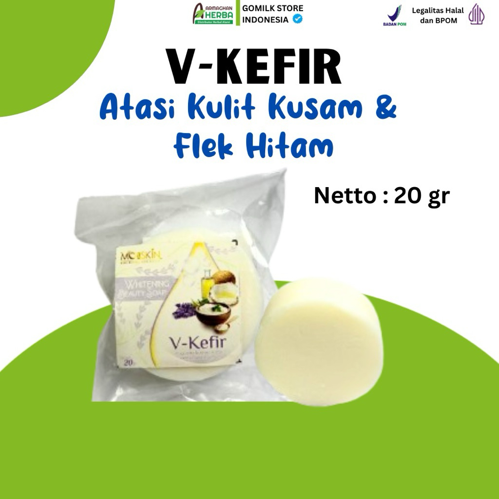 SABUN PENGHILANG FLEK WAJAH PALING AMPUH / Sabun Moraskin VCO Kefir 20gr / PREMIUM