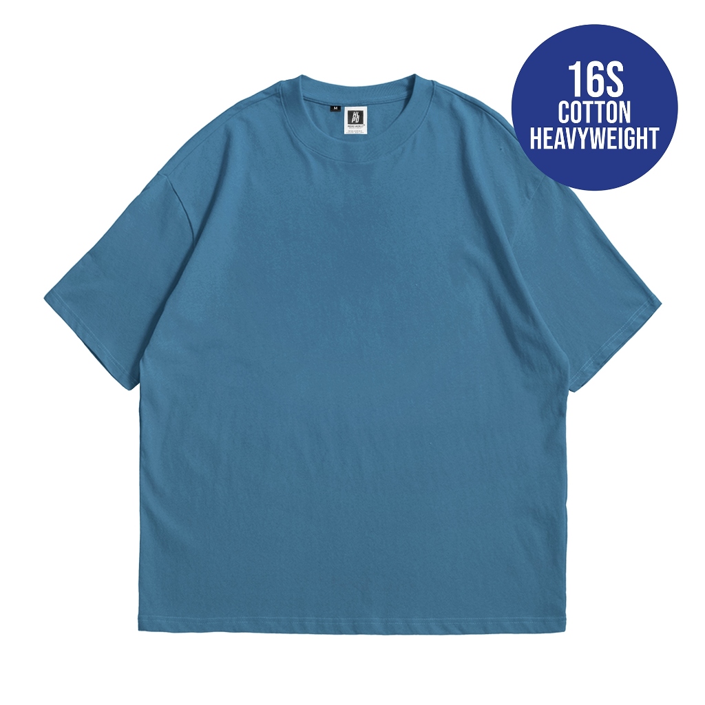 HLPD Weirdworld 16S Heavyweight Oversized Tee - Basic Polos Denim