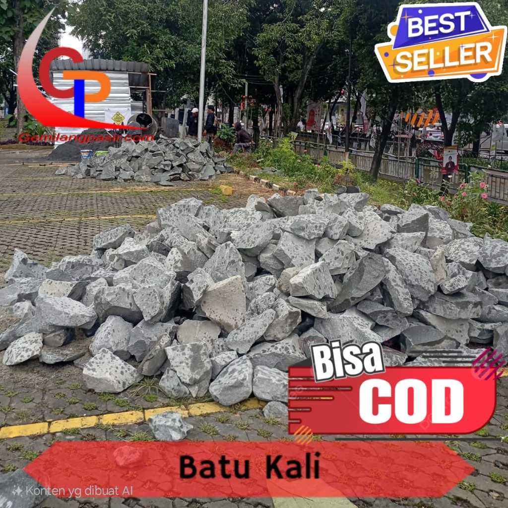 Batu Pondasi / Batu Kali Free Ongkir