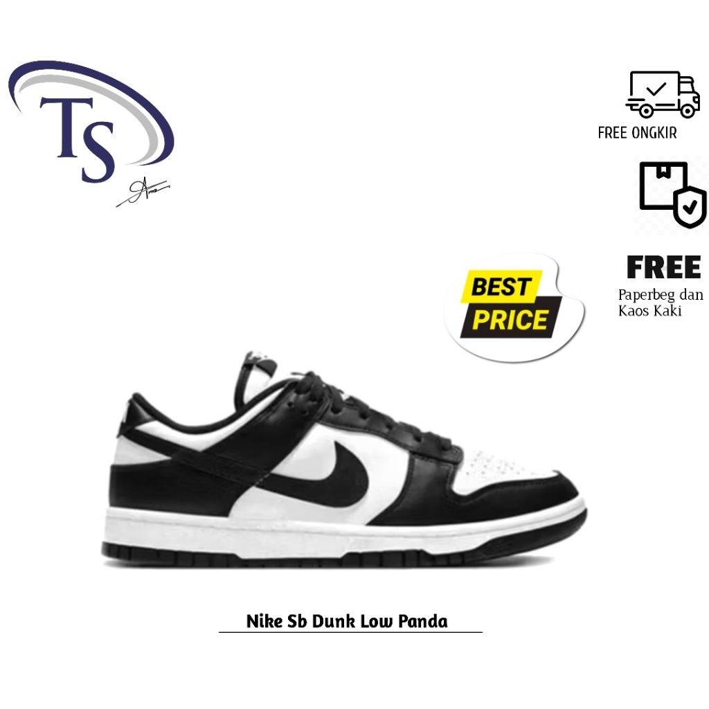 Nike SB Dunk Low Retro Panda black White 100% Original BNIB