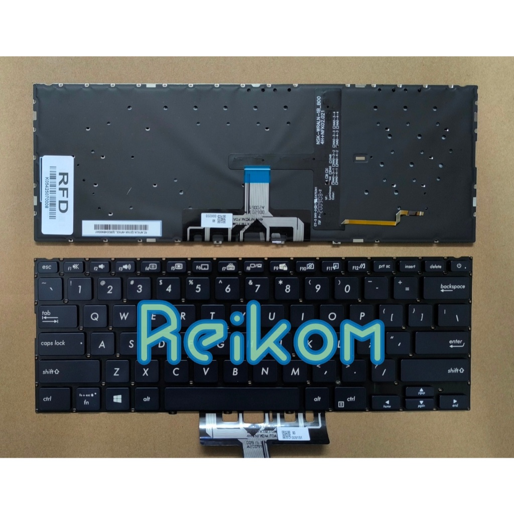 Keyboard Asus Zenbook 14 UX434 UX434da UX434f UX434fa UX434fac UX434faw UX434fl UX434flc UX434fq
