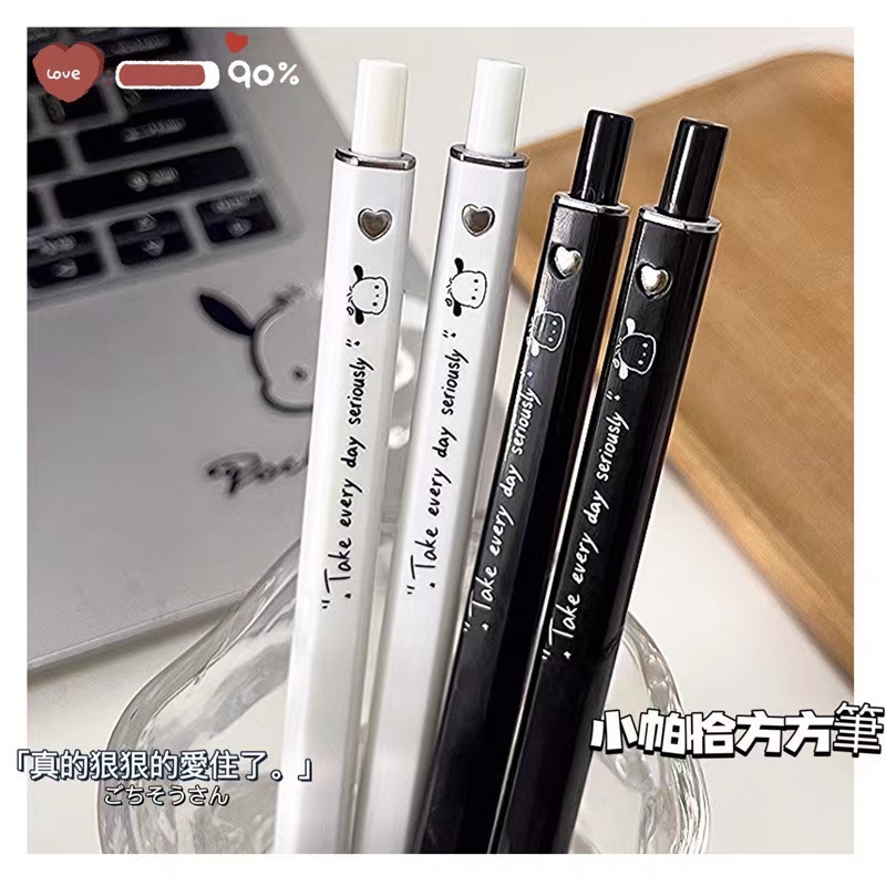

PULPEN GEL MEKANIK 0.5MM MOTIF POCCHACO BLACK N WHITE/ BALLPOINT MEKANIK/ PEN GEL POCCHACO