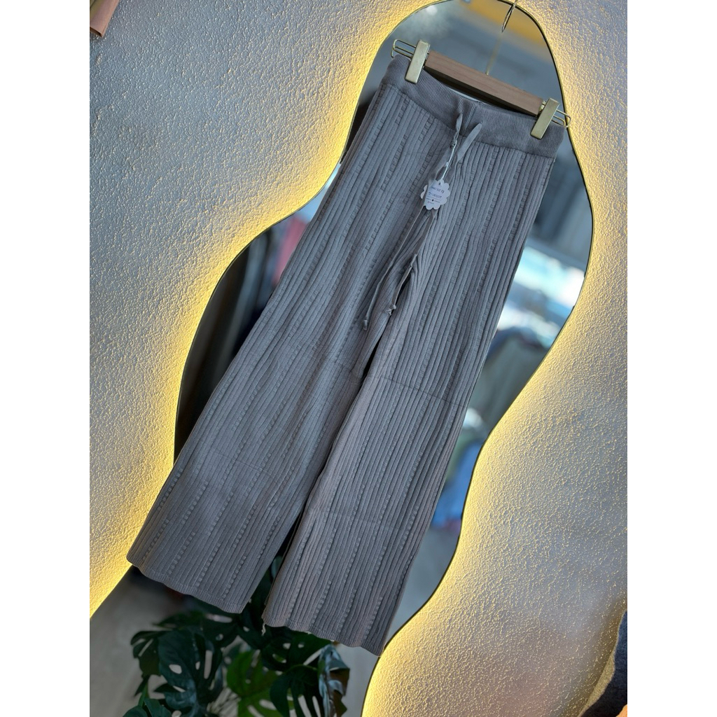 celana kulot bahan knit bahan knit impor