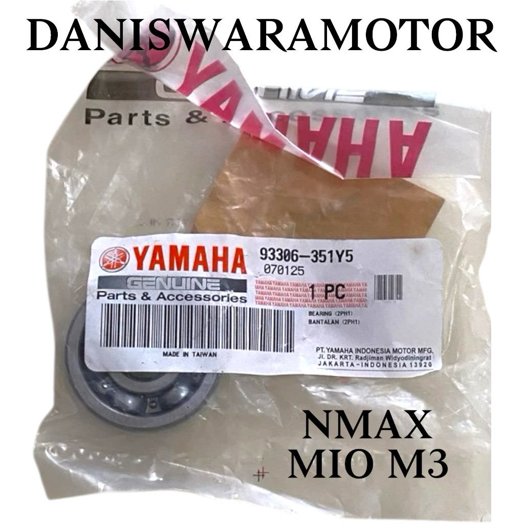 KLAHAR LAHER BEARING GEAR BOX NMAX 6301 93306-351Y5 YAMAHA YGP