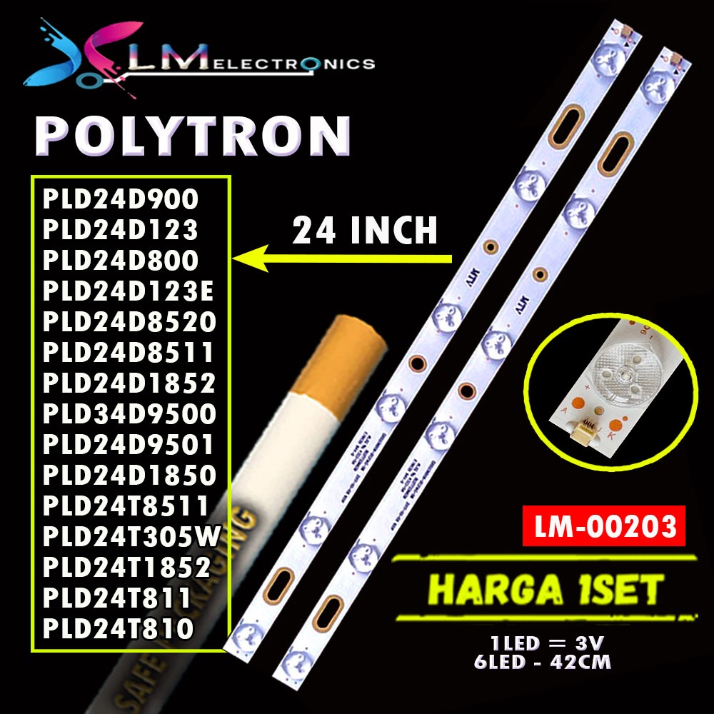 BACKLIGHT TV POLYTRON 24 BACKLIGHT POLYTRON 24 PLD24D900 PLD24D123 PLD24D800 PLD24D123E PLD24D8520