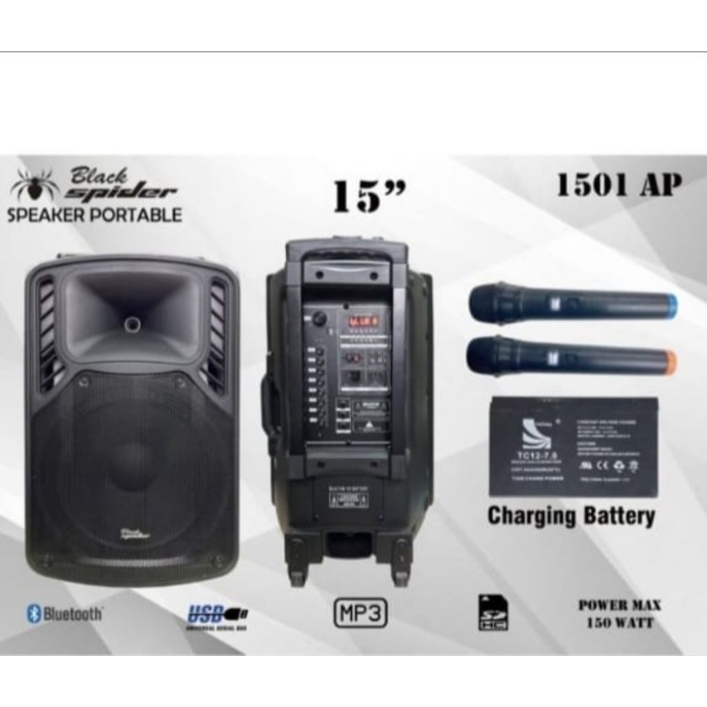 Portable Black Spider 1501 AP 15 in Original