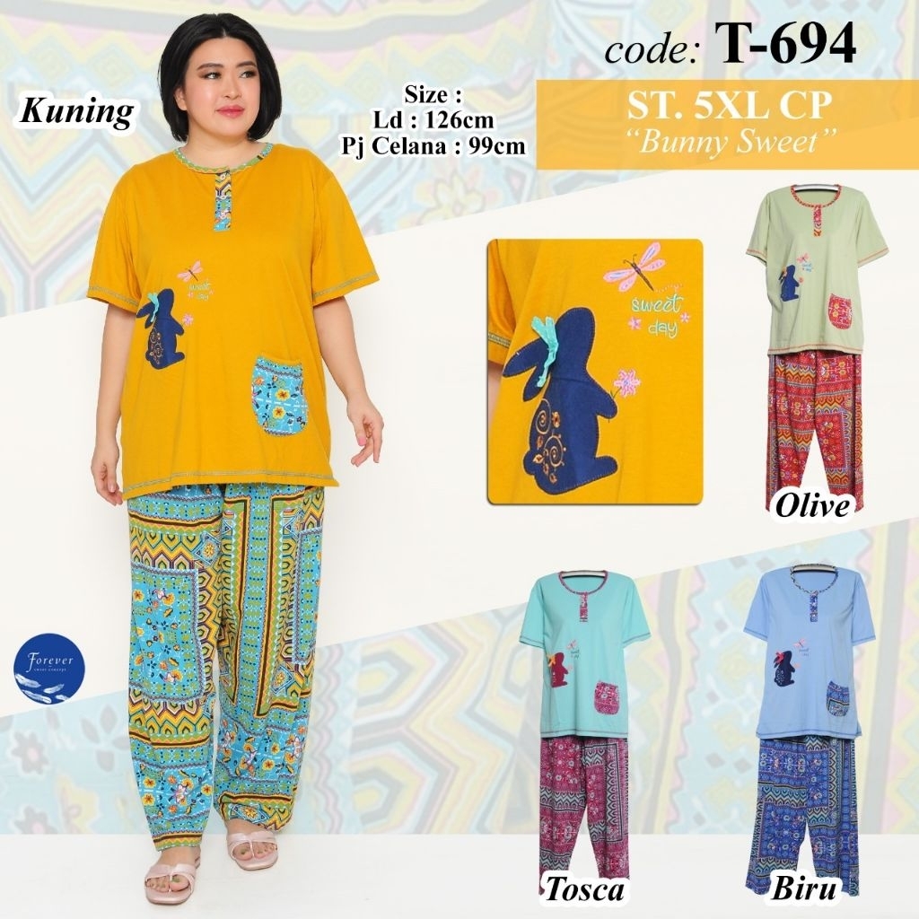 BABYDOLL FOREVER SWEET T-694 5XL CELANA PANJANG JUMBO