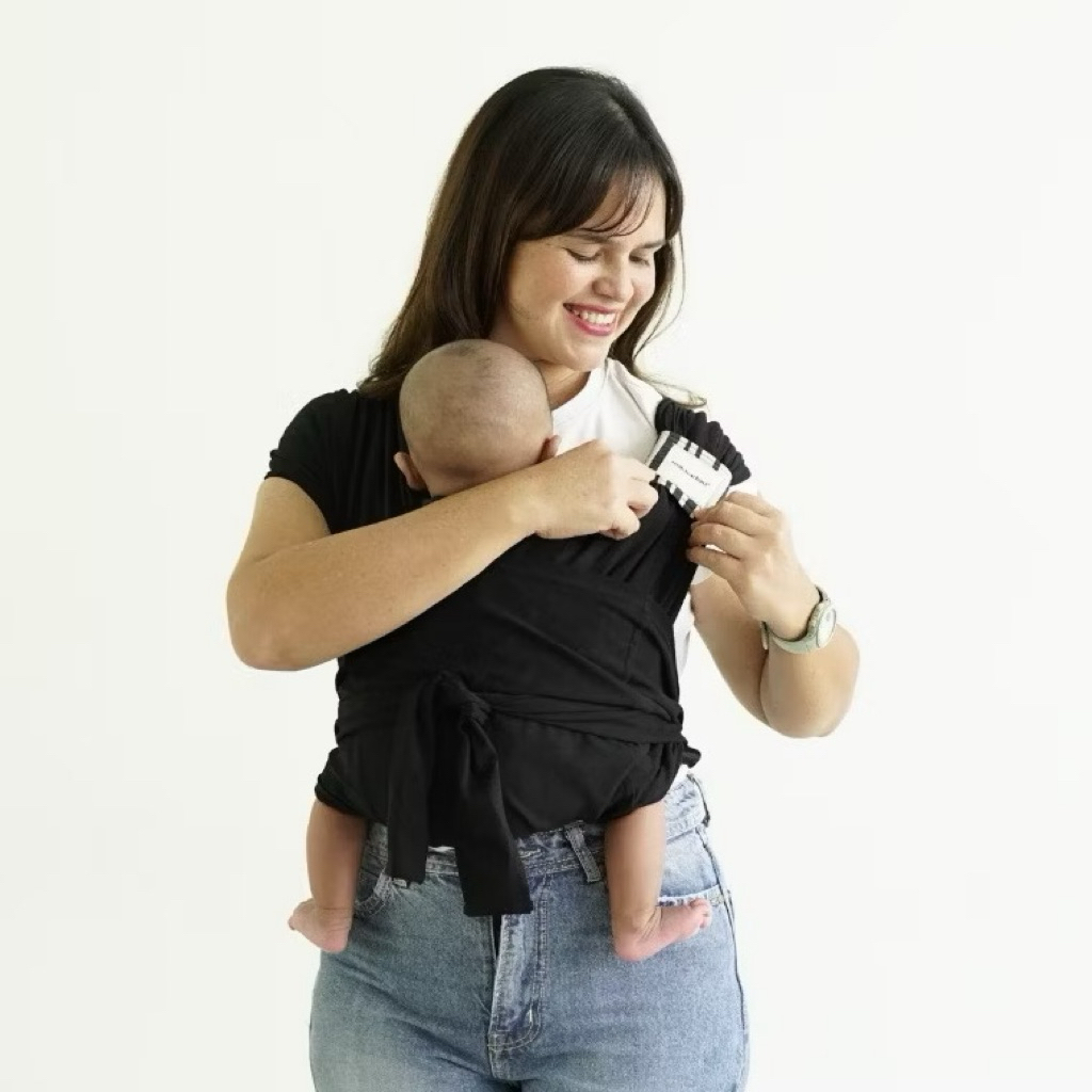 (PRELOVED) MIKHADOU BLOOM WRAP MIDNIGHT