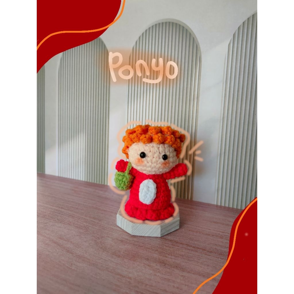 AMIGURUMI PONYO // PONYO RAJUT // PONYO LUCU RAJUT // BONEKA PONYO RAJUT LUCU