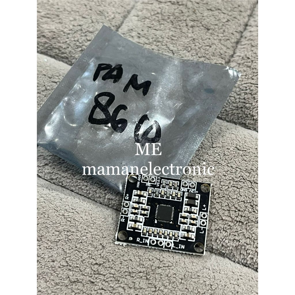 KIT PAM 8610 2X15WATT CLASS D / AMPLIFIER MINI 12V 2CHANNEL